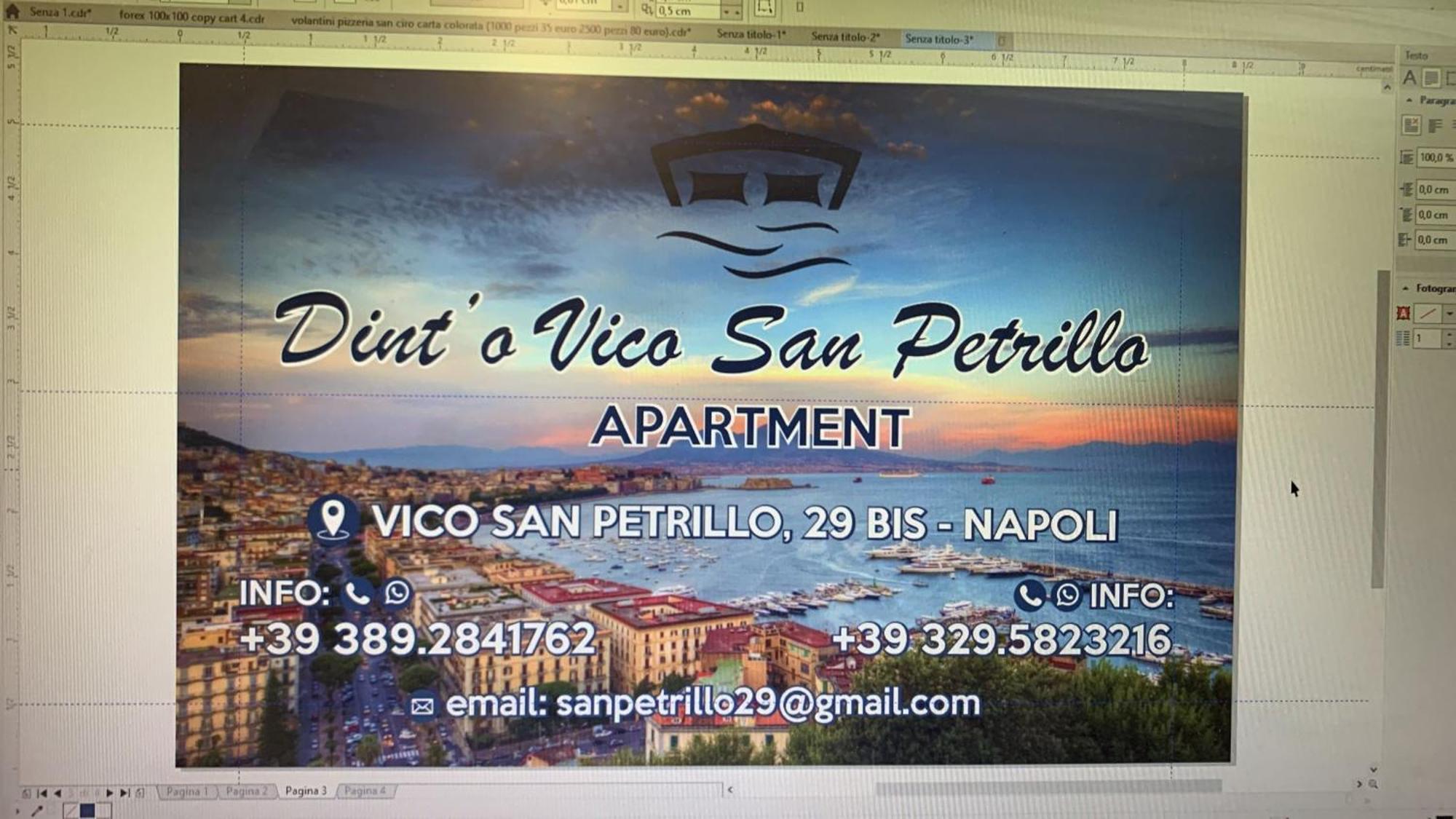 Dint ' O Vico San Petrillo Lejlighed Napoli Eksteriør billede